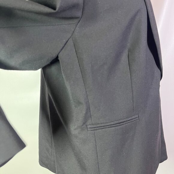 J. Crew Size 18 Parke Blazer Jacket Black Wool Lined - Picture 9 of 13